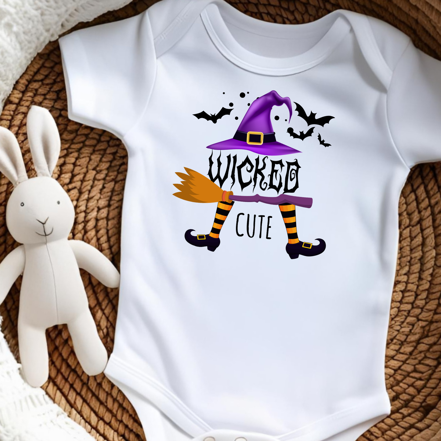 Wicked Cute Halloween Witch Baby Onesie