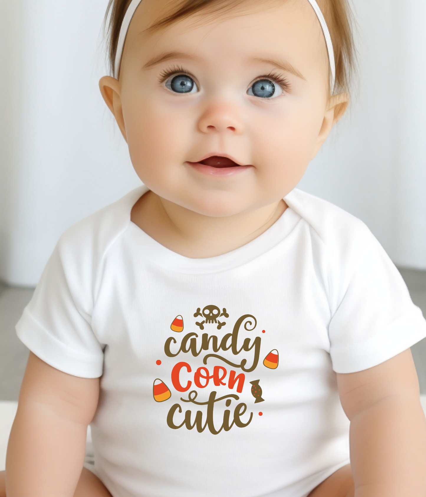 Candy Corn Cutie Halloween Baby One-Piece Baby Bodysuit
