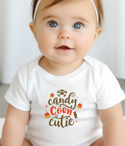 Candy Corn Cutie Halloween Baby One-Piece Baby Bodysuit