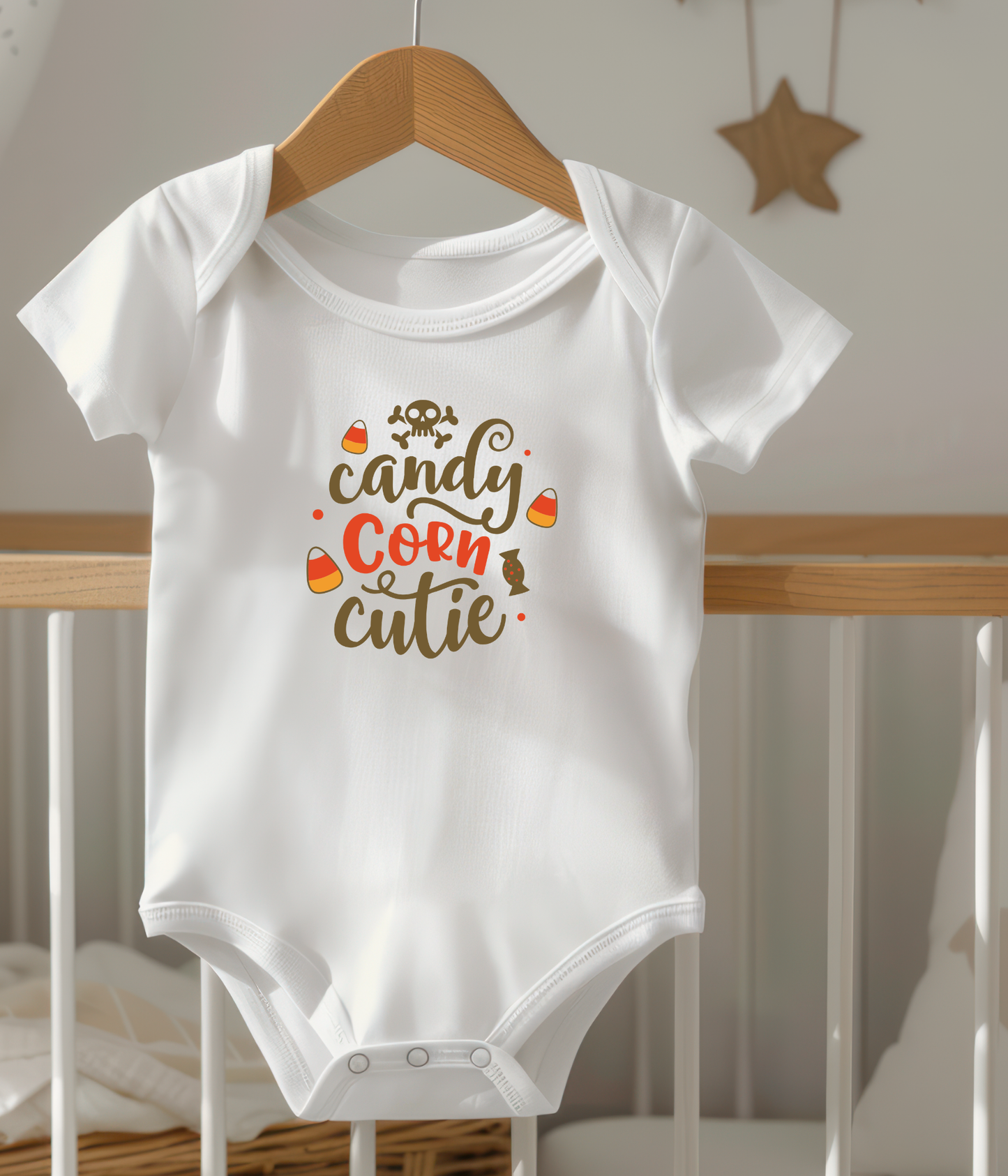 Candy Corn Cutie Halloween Baby One-Piece Baby Bodysuit