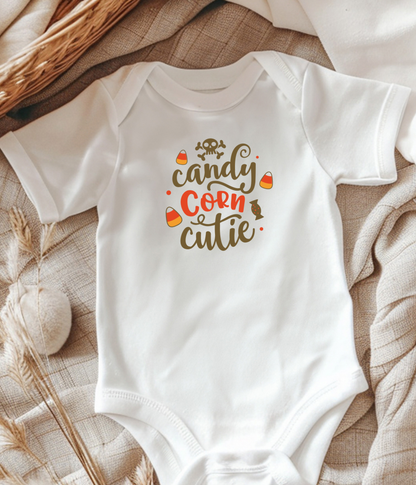 Candy Corn Cutie Halloween Baby One-Piece Baby Bodysuit