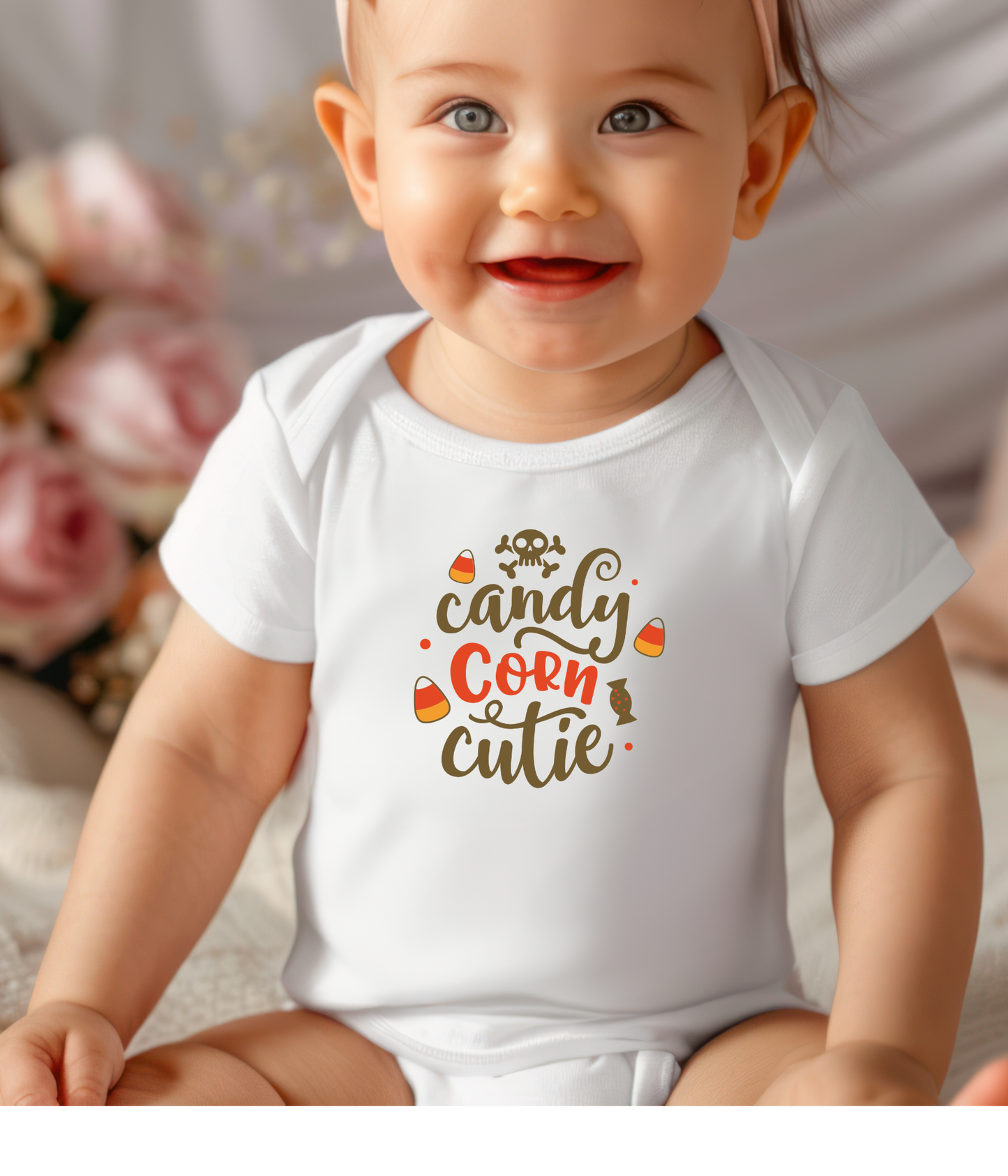 Candy Corn Cutie Halloween Baby One-Piece Baby Bodysuit