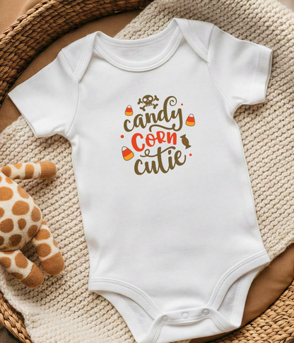 Candy Corn Cutie Halloween Baby One-Piece Baby Bodysuit