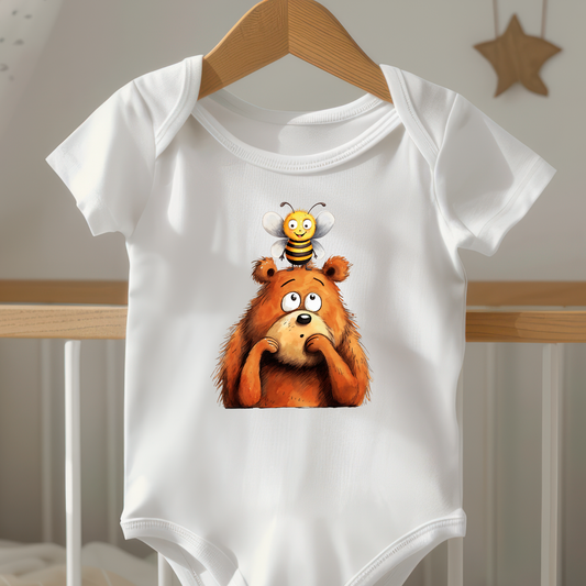 Bee & Bear Baby Onsie® – Adorable Woodland Animal Baby Outfit