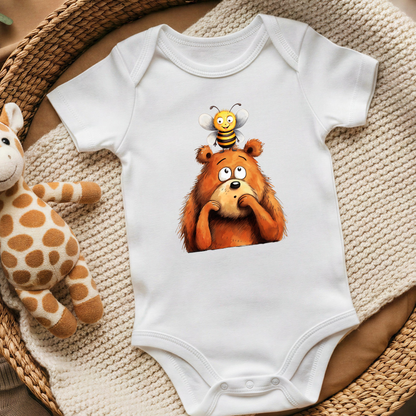 Bee & Bear Baby Onsie® – Adorable Woodland Animal Baby Outfit