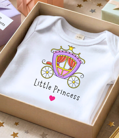 Charming Fairytale Princess Baby Girl Baby Bodysuit