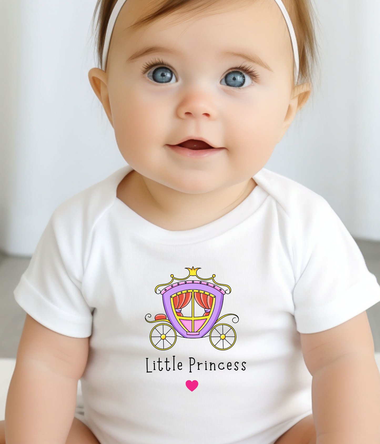 Charming Fairytale Princess Baby Girl Baby Bodysuit