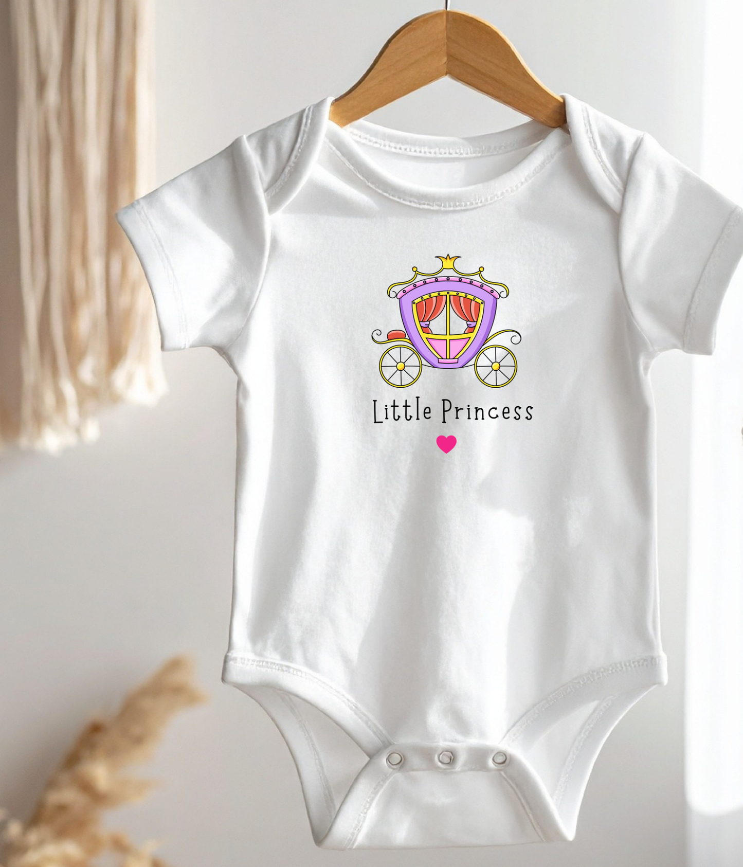 Charming Fairytale Princess Baby Girl Baby Bodysuit