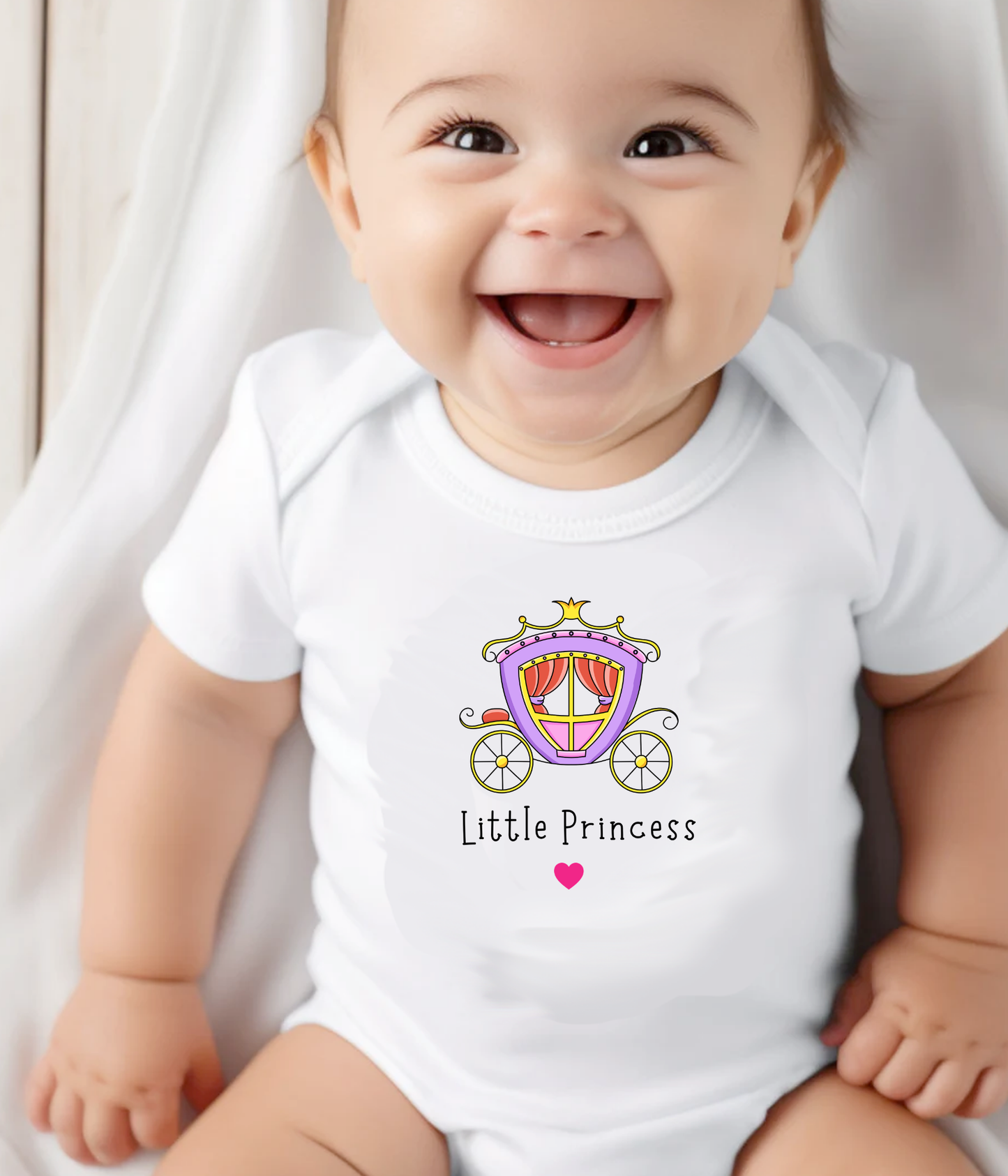 Charming Fairytale Princess Baby Girl Baby Bodysuit