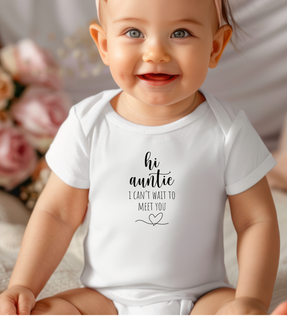 Hi Auntie Baby  Pregnancy Announcement