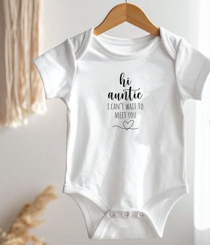 Hi Auntie Baby  Pregnancy Announcement