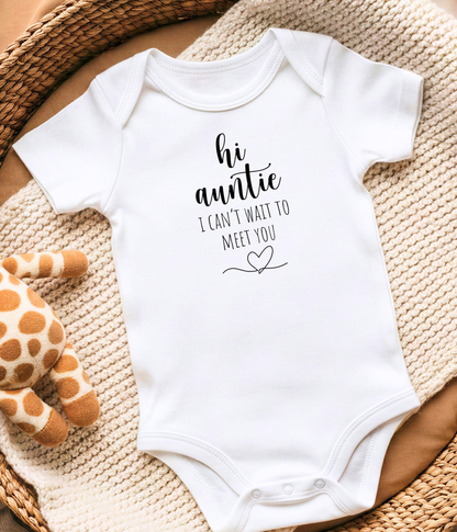 Hi Auntie Baby  Pregnancy Announcement