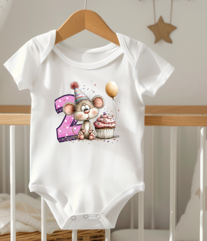 2nd Birthday Mouse Onesie