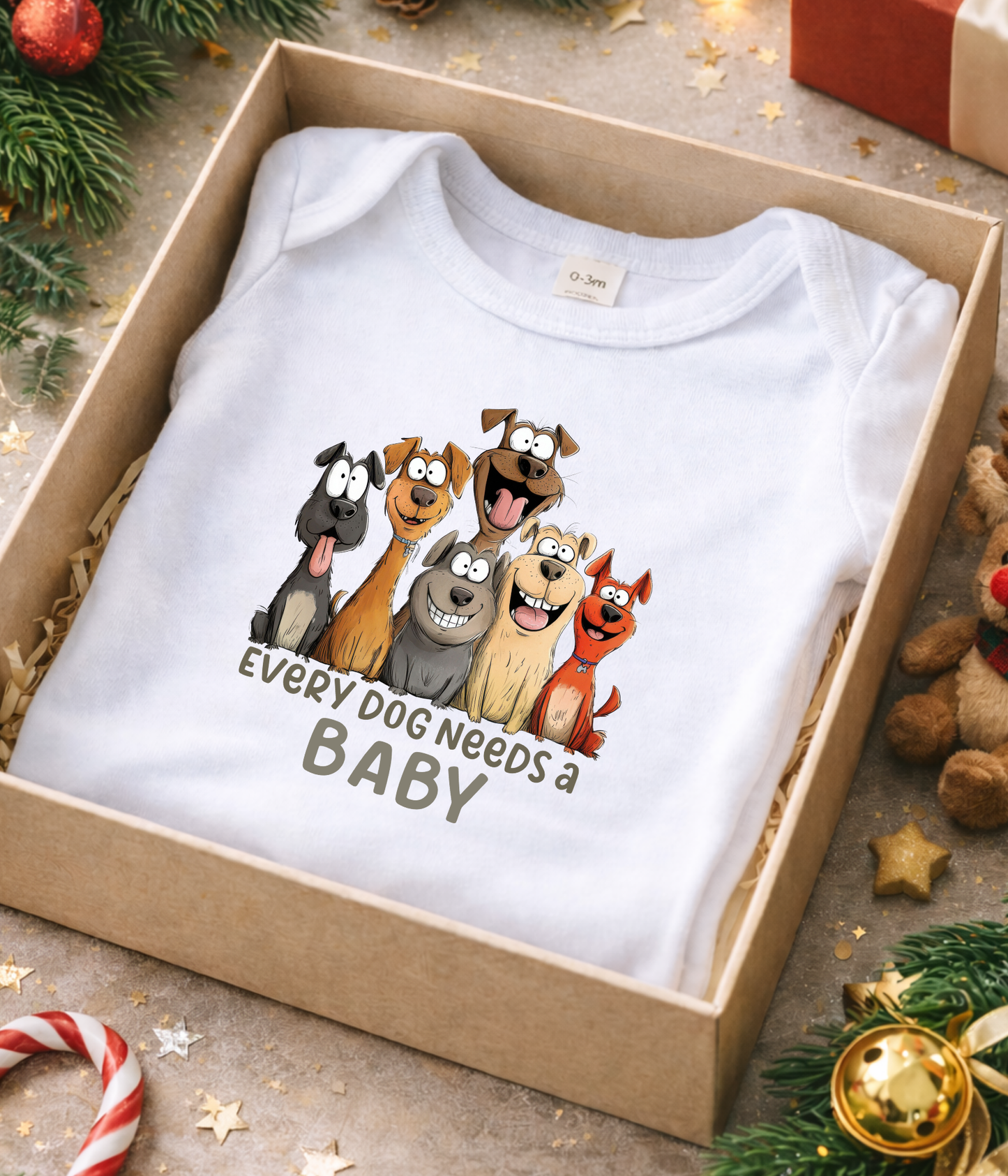 Every Dog Needs a Baby Bodysuit – Funny Dog Lover Baby Outfit, Cute Puppy Baby Clothes