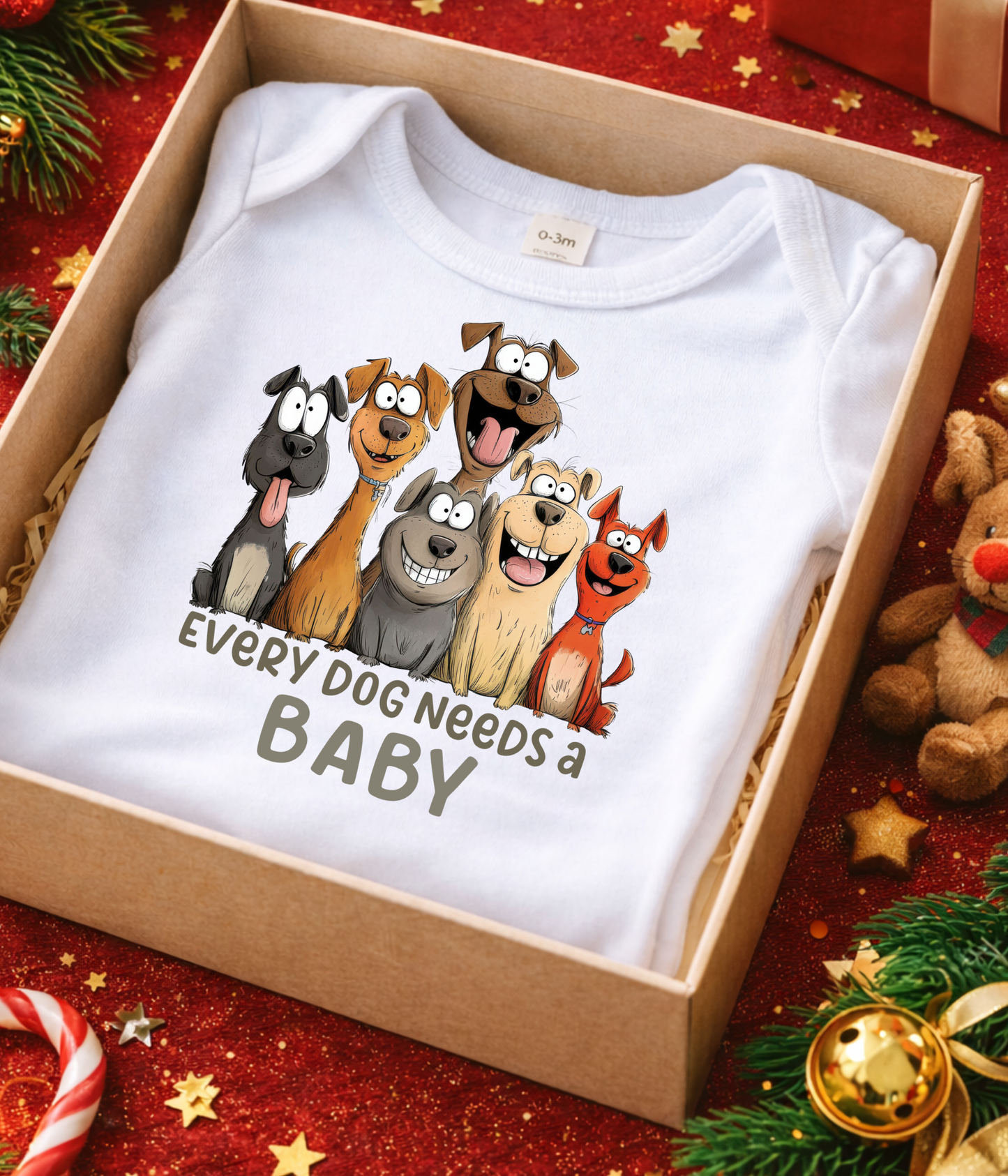 Every Dog Needs a Baby Bodysuit – Funny Dog Lover Baby Outfit, Cute Puppy Baby Clothes