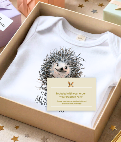 Tiny Tornado Baby Announcement Bodysuit – Funny Pregnancy Reveal Outfit
