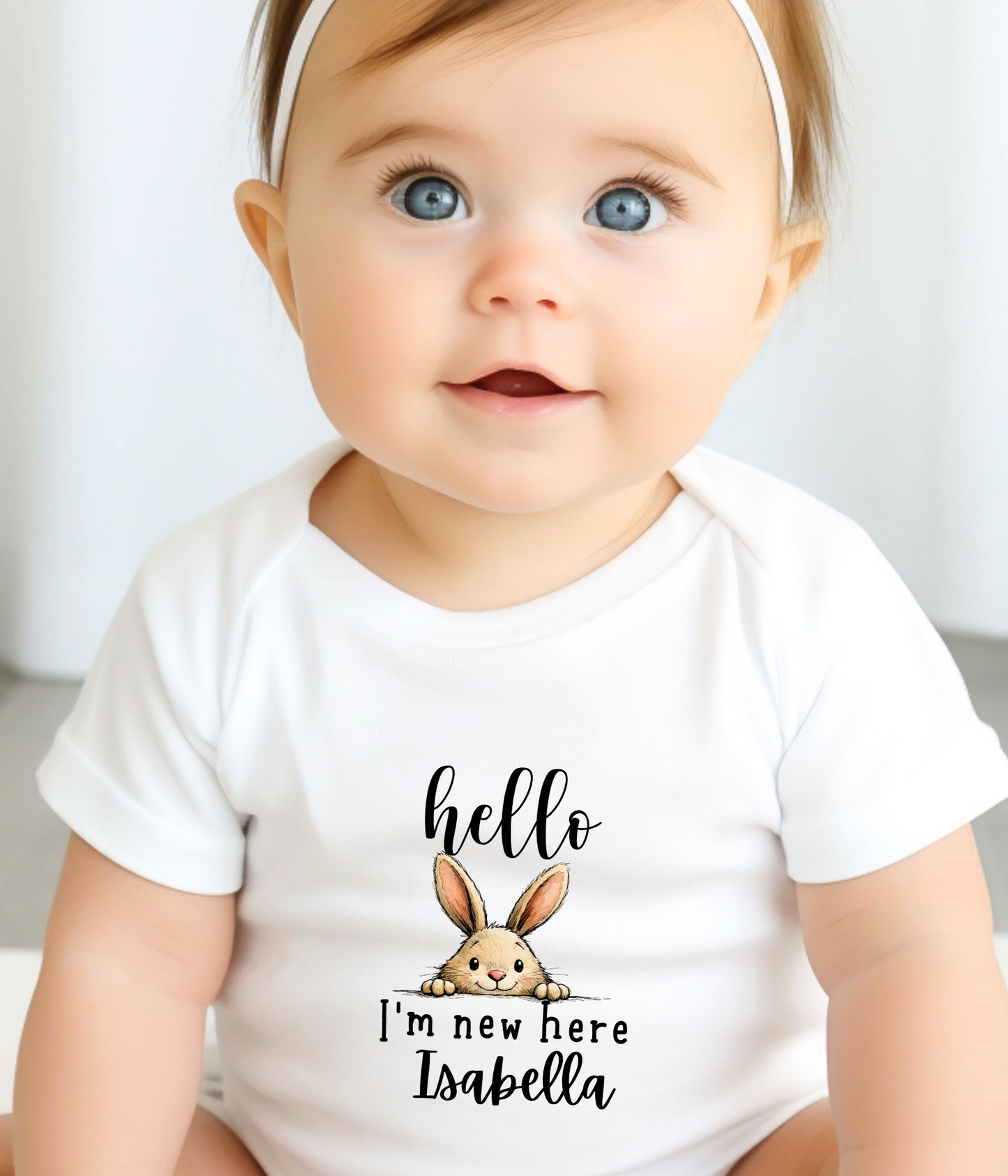 A sweet little “hello” to the world.