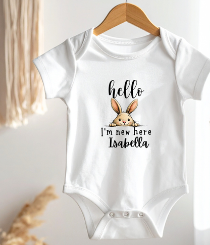 A sweet little “hello” to the world.