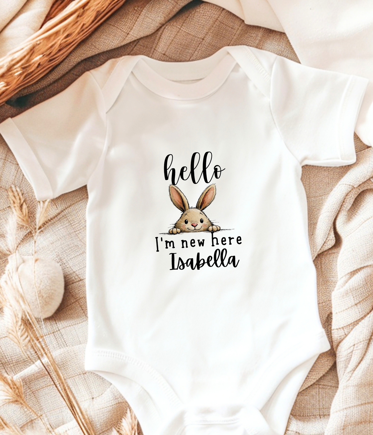 A sweet little “hello” to the world.