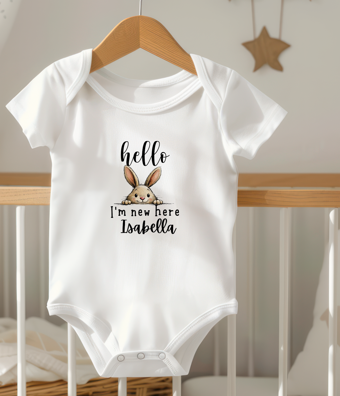 A sweet little “hello” to the world.