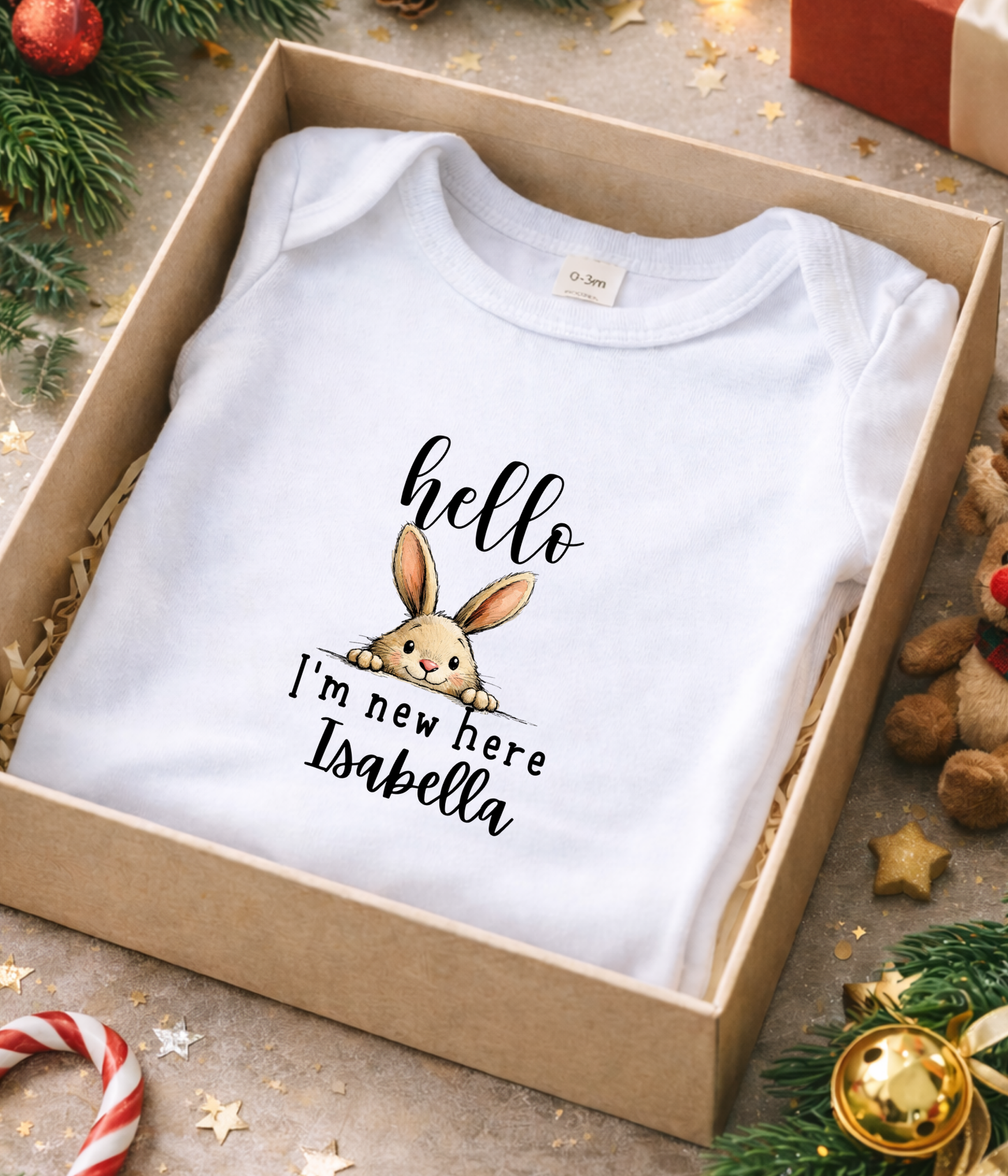 A sweet little “hello” to the world.