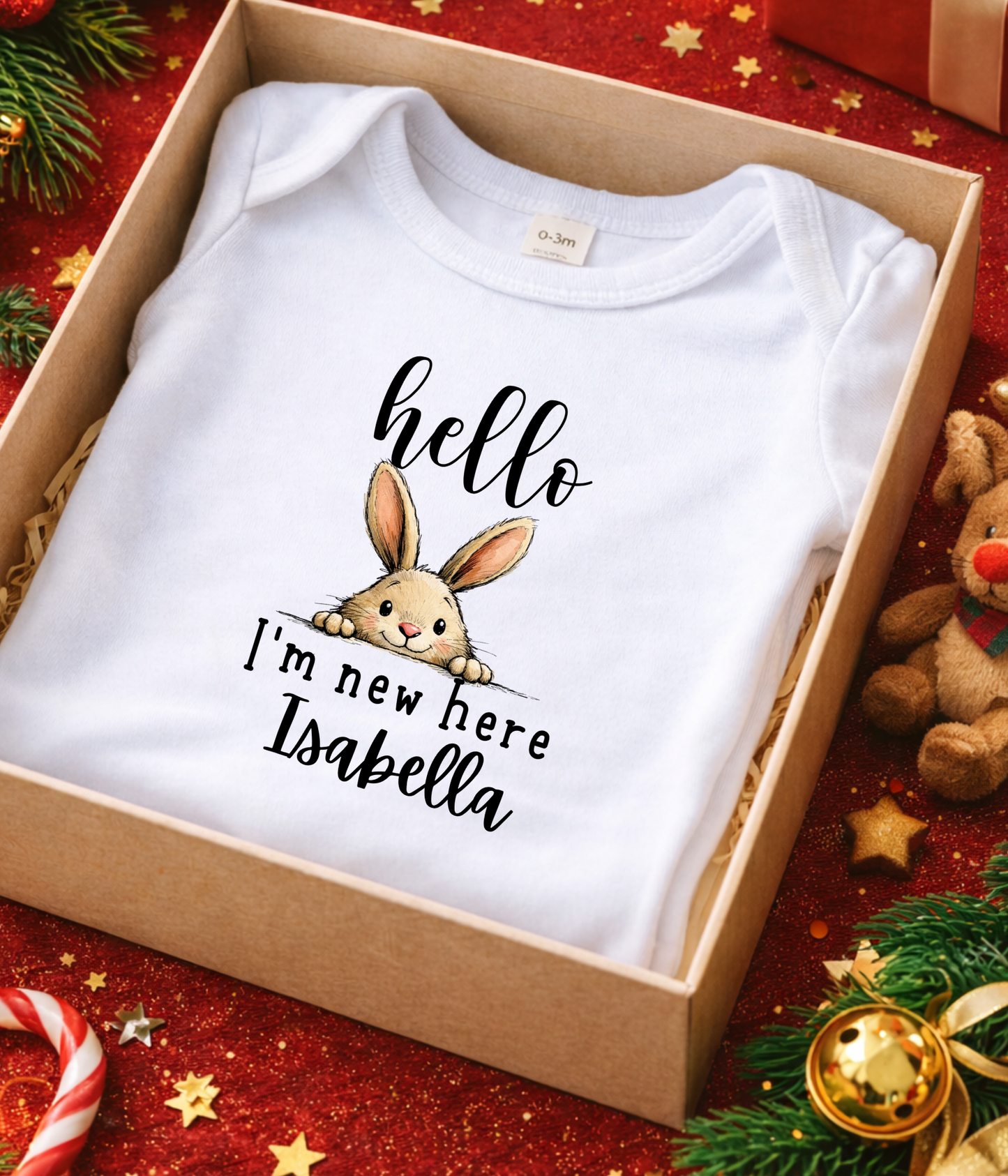 A sweet little “hello” to the world.