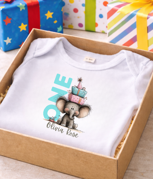 One Birthday Outfit – Personalized First Birthday Baby Outfit | Custom Name 1st Birthday Outfit | Baby Girl Birthday Outfit | Smash Cake Outfit