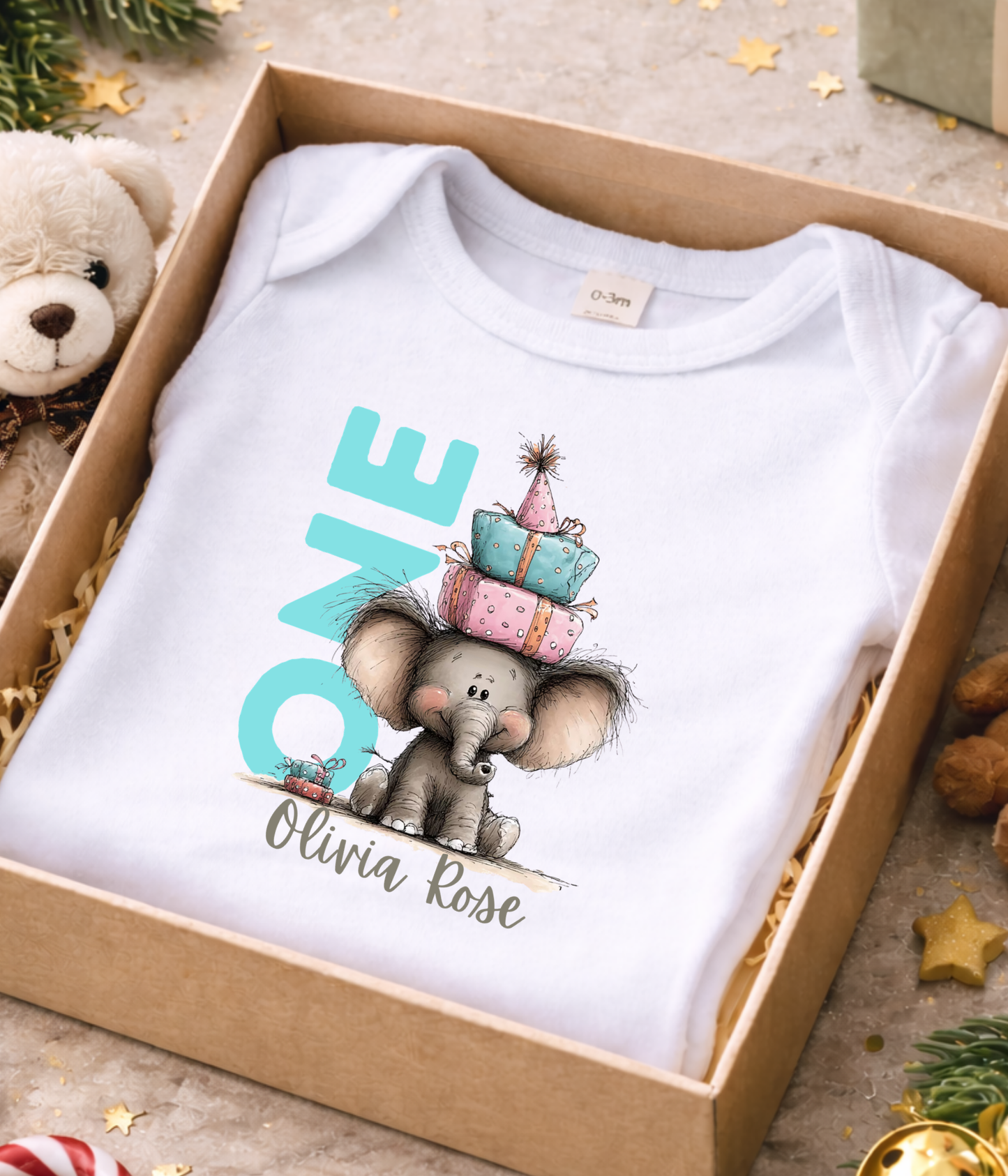 One Birthday Outfit – Personalized First Birthday Baby Outfit | Custom Name 1st Birthday Outfit | Baby Girl Birthday Outfit | Smash Cake Outfit