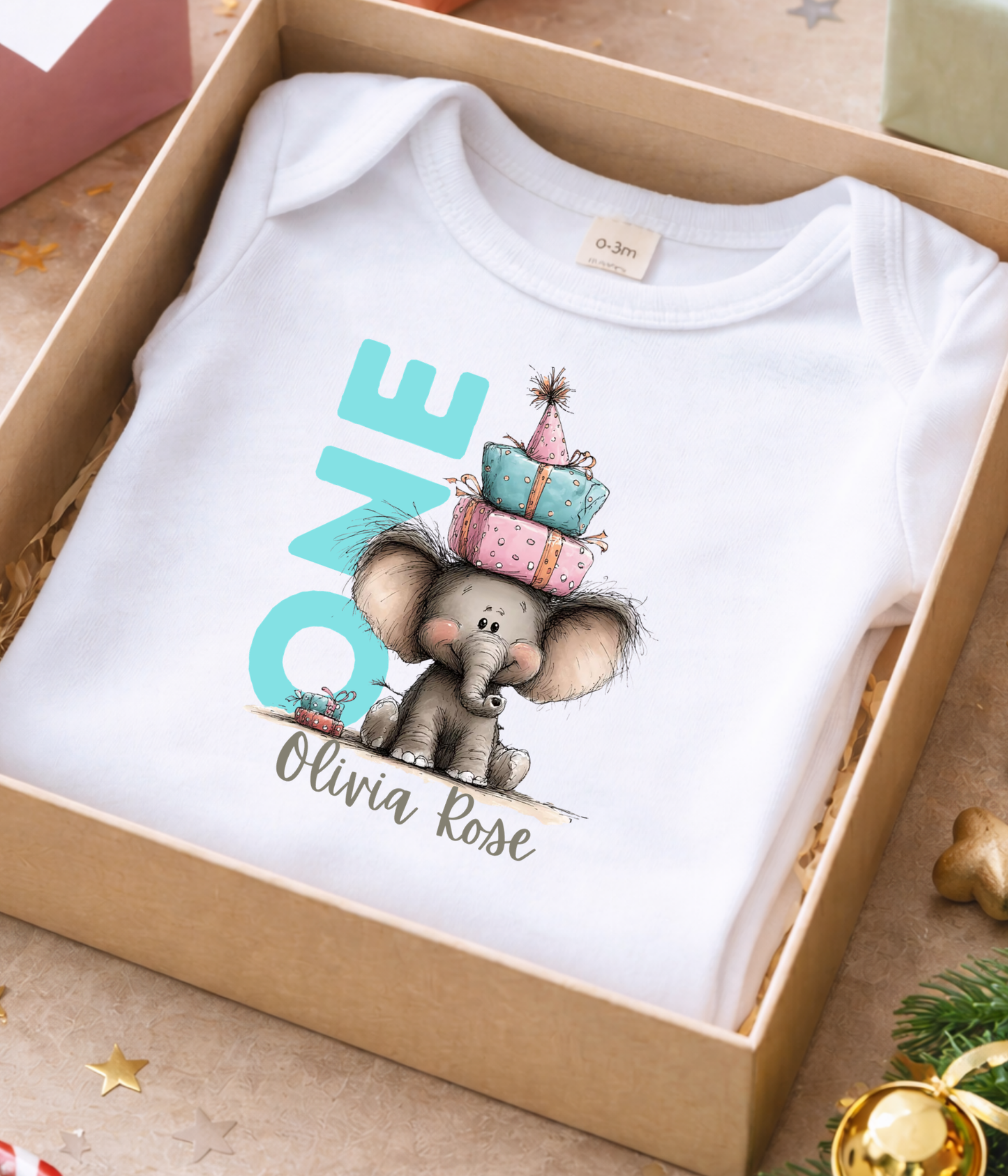One Birthday Outfit – Personalized First Birthday Baby Outfit | Custom Name 1st Birthday Outfit | Baby Girl Birthday Outfit | Smash Cake Outfit