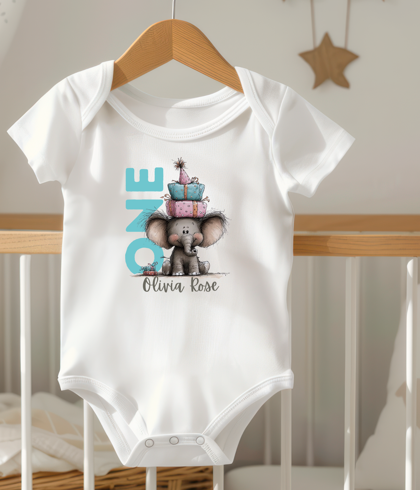One Birthday Outfit – Personalized First Birthday Baby Outfit | Custom Name 1st Birthday Outfit | Baby Girl Birthday Outfit | Smash Cake Outfit