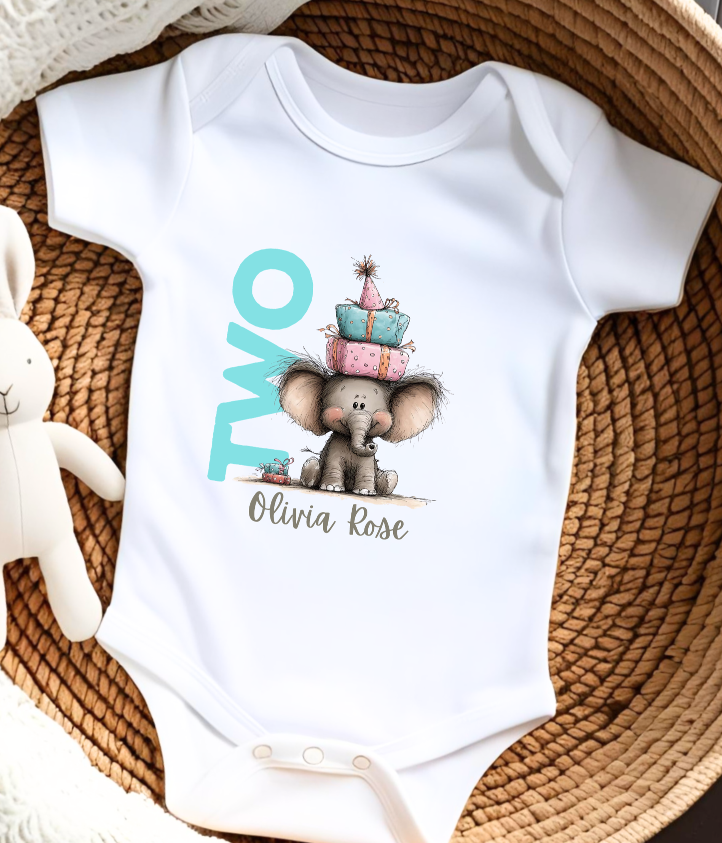 Two Birthday Outfit – Personalized 2nd Birthday Baby Outfit | Custom Name Toddler Birthday Outfit | Baby Girl 2nd Birthday | Cake Smash Outfit