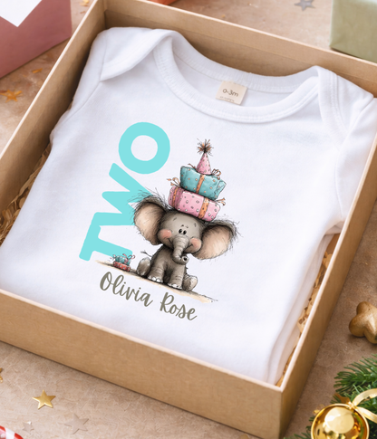 Two Birthday Outfit – Personalized 2nd Birthday Baby Outfit | Custom Name Toddler Birthday Outfit | Baby Girl 2nd Birthday | Cake Smash Outfit