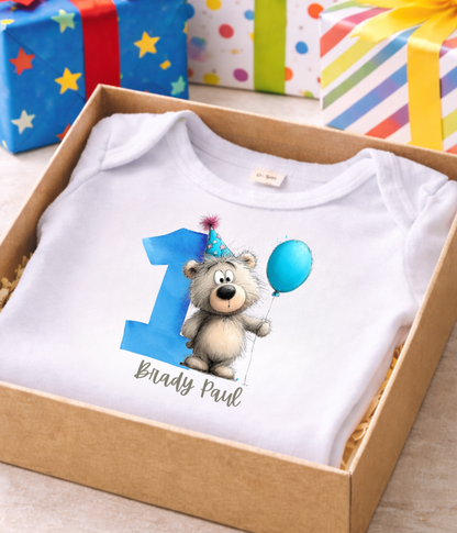 1st Birthday Outfit – Personalized First Birthday Baby Outfit | Custom Name One Birthday Outfit | Smash Cake Outfit | Baby Birthday Gift