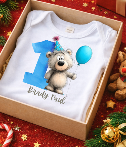 1st Birthday Outfit – Personalized First Birthday Baby Outfit | Custom Name One Birthday Outfit | Smash Cake Outfit | Baby Birthday Gift