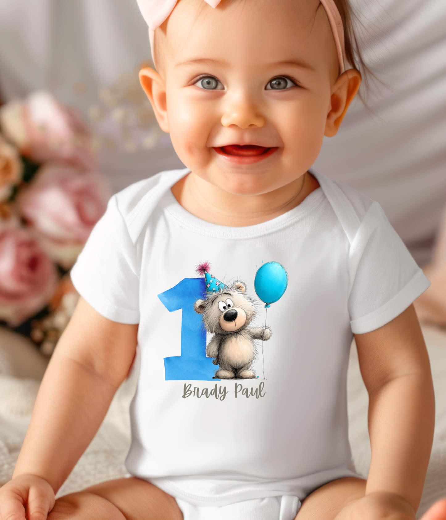 1st Birthday Outfit – Personalized First Birthday Baby Outfit | Custom Name One Birthday Outfit | Smash Cake Outfit | Baby Birthday Gift