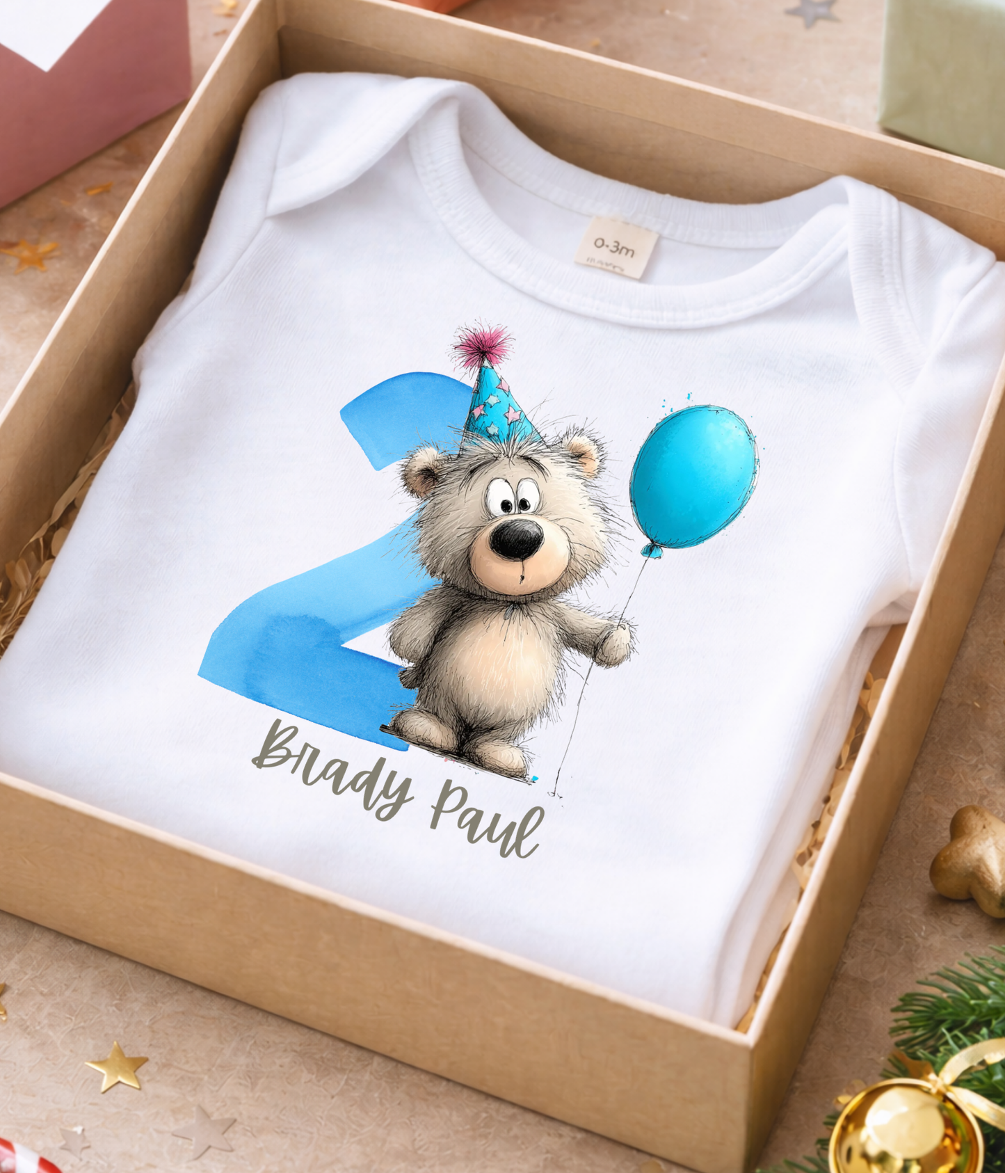 2nd Birthday Outfit – Personalized Second Birthday Baby Outfit | Custom Name Toddler Birthday Outfit | 2 Year Old Birthday Shirt | Cake Smash Outfit
