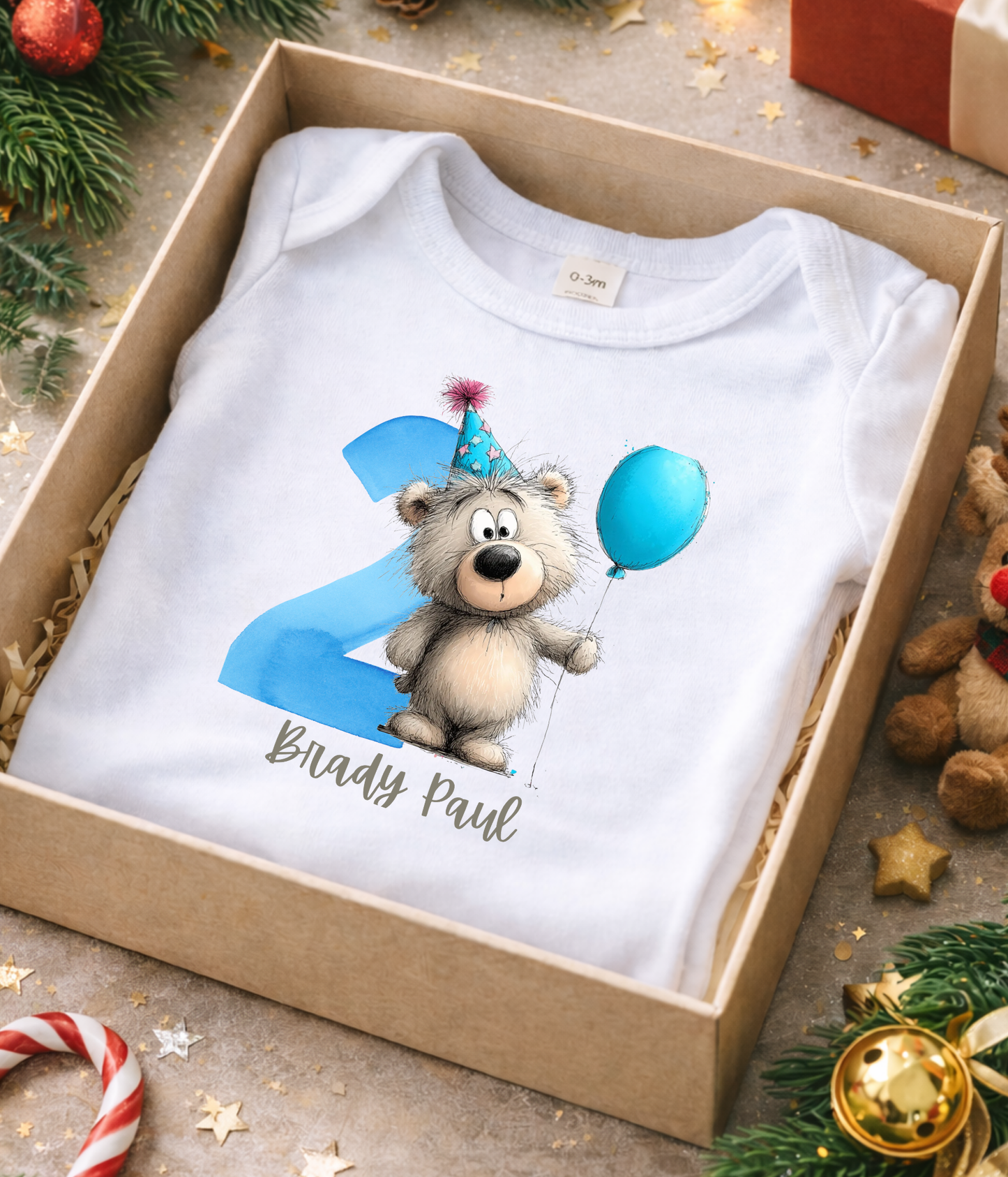 2nd Birthday Outfit – Personalized Second Birthday Baby Outfit | Custom Name Toddler Birthday Outfit | 2 Year Old Birthday Shirt | Cake Smash Outfit