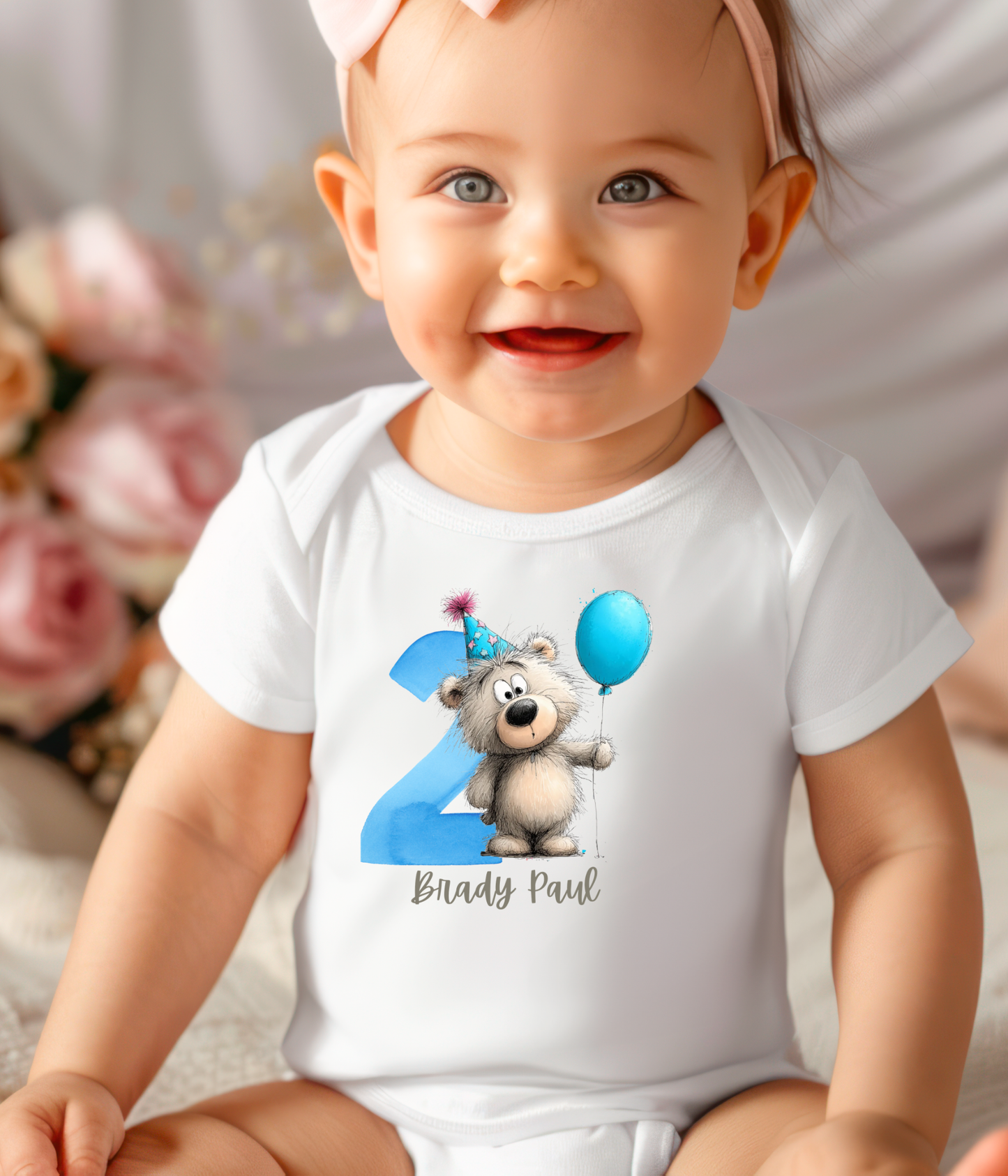 2nd Birthday Outfit – Personalized Second Birthday Baby Outfit | Custom Name Toddler Birthday Outfit | 2 Year Old Birthday Shirt | Cake Smash Outfit