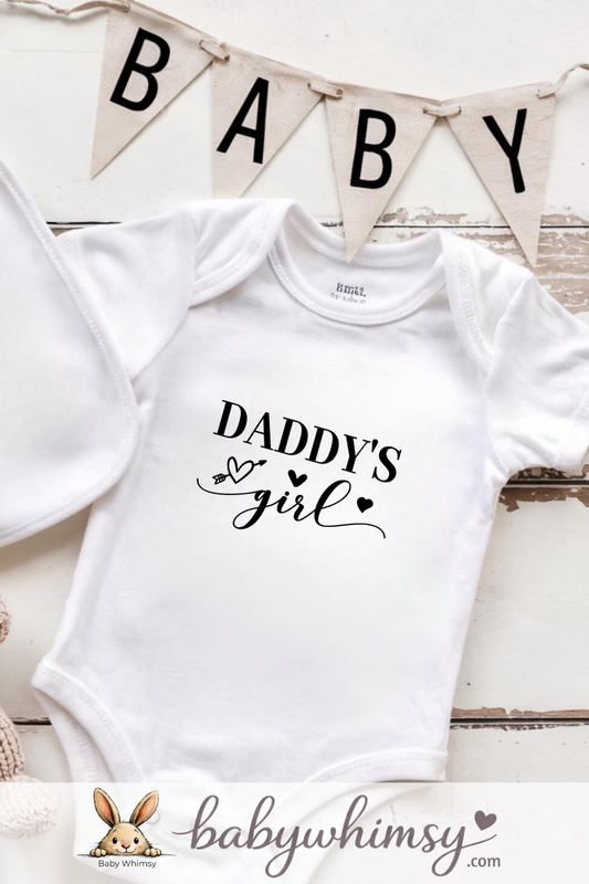 Daddy's Girl Infant Body Tee — Cute Newborn Baby Shower Gift