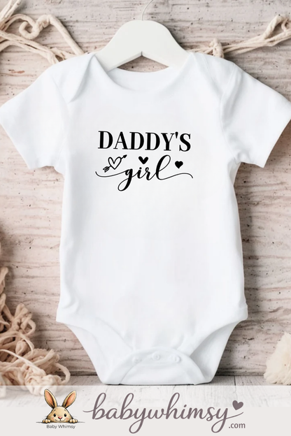 Daddy's Girl Infant Body Tee — Cute Newborn Baby Shower Gift