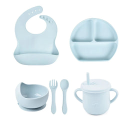 6-Piece Baby Silicone Feeding Set