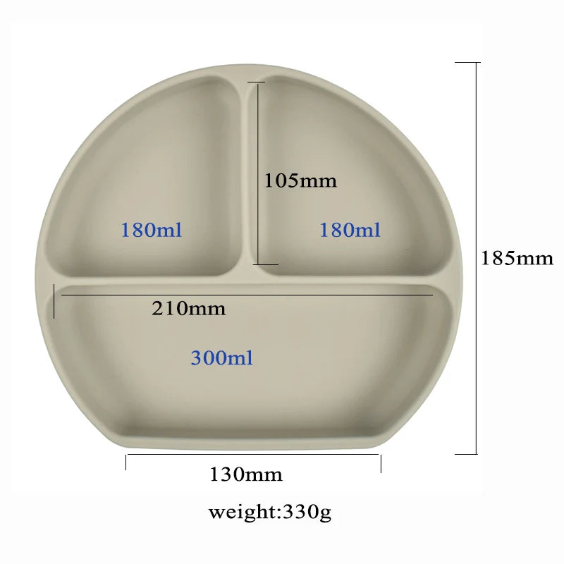 6-Piece Baby Silicone Feeding Set