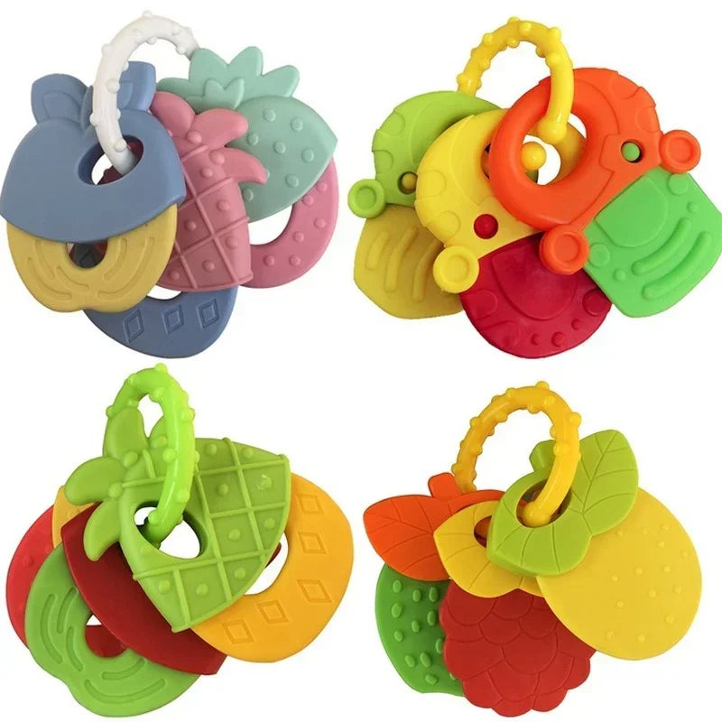 Food-Grade Silicone Teethers for Newborns.