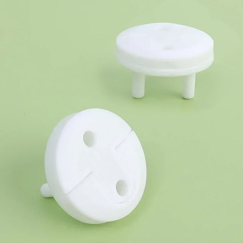 White Electrical Safety Socket Covers – Childproof Protectors