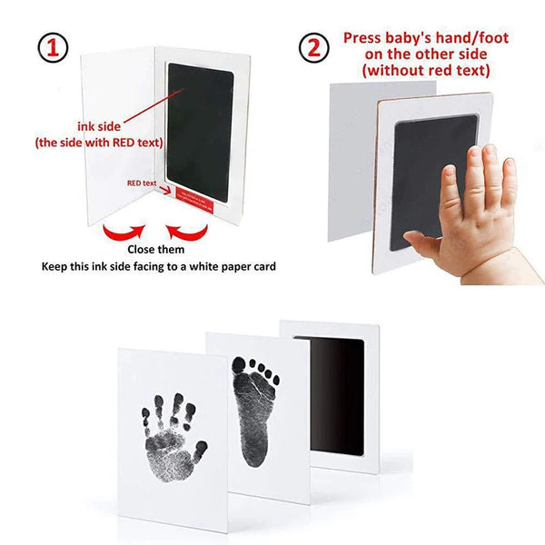 DIY Baby Hand & Footprint Kit – Ink Pads & Photo Frame