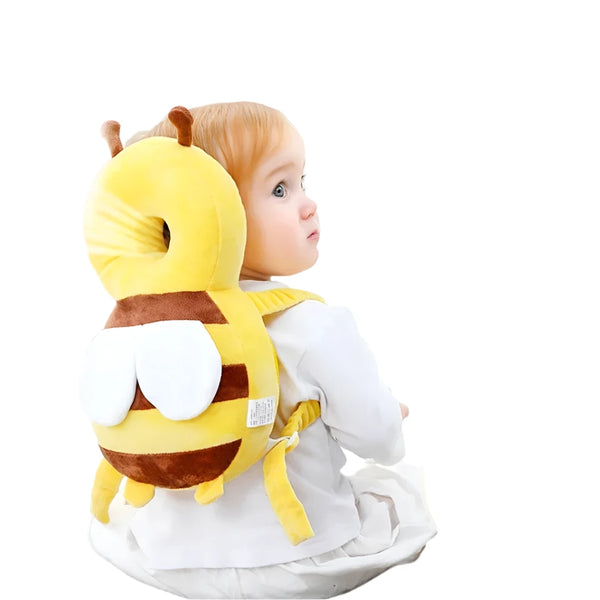 Cartoon Bee Head Protector – Baby Safety Pillow for Walking